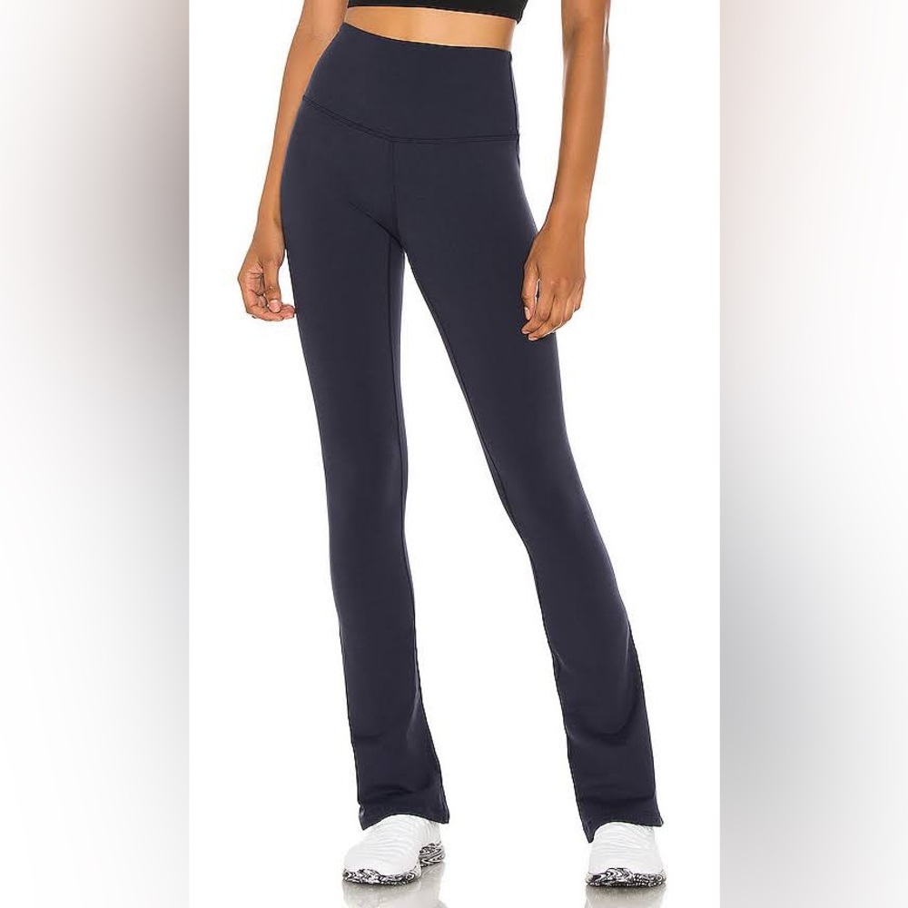 RAQUEL HIGH WAIST FLARED LEGGING-NAVY